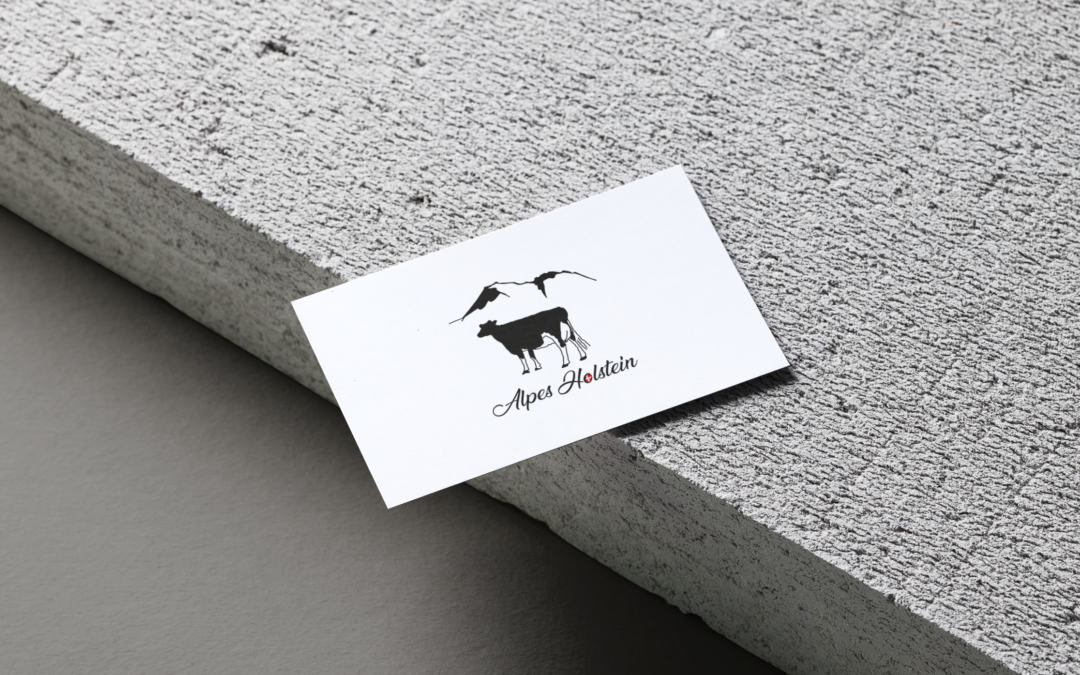 Création de logo – GAEC Alpes Holstein